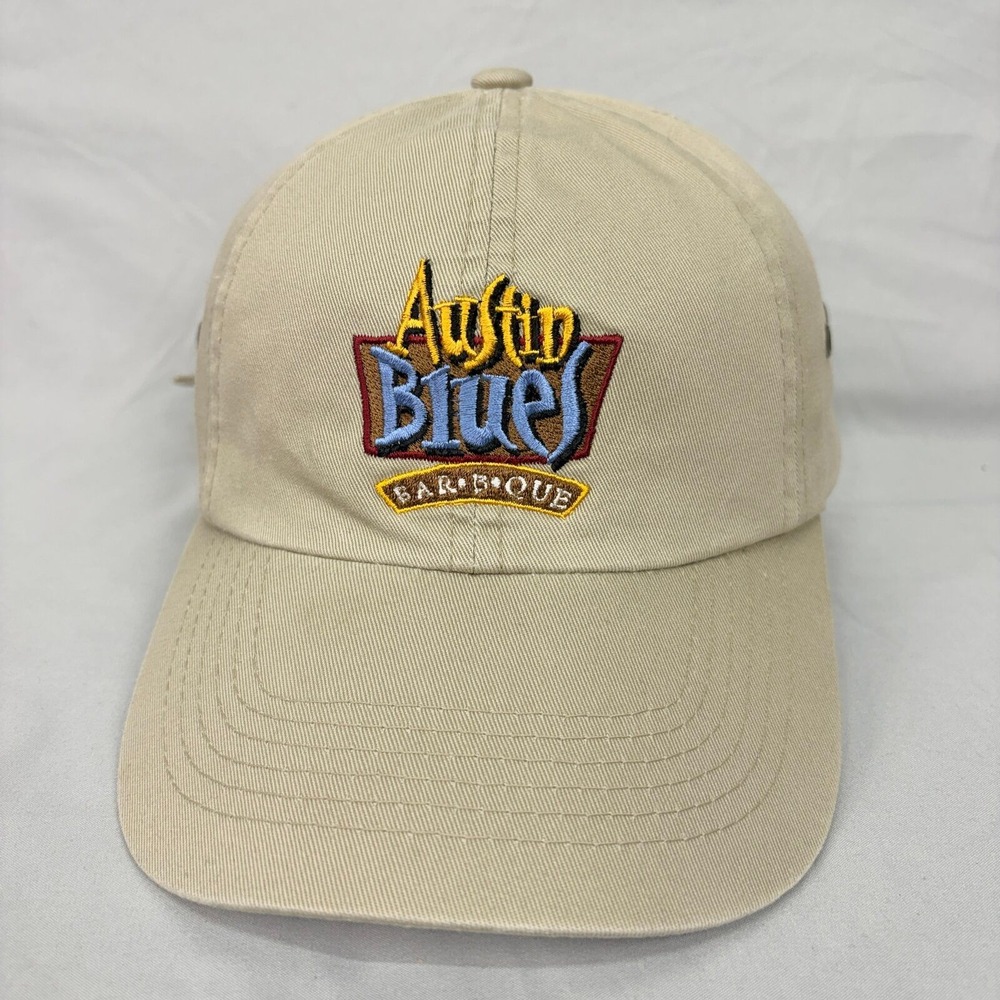 Sportsman Austin Blues BBQ Hat Men OSFM Tan Embroidered Baseball Cap